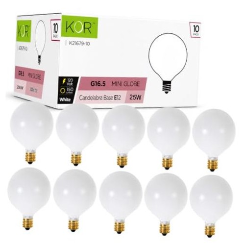 G16 incandescent globe - g16.5,