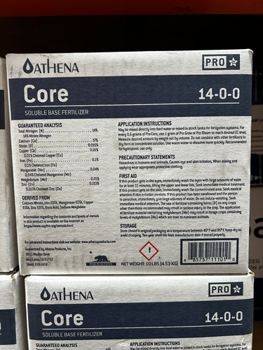 Athena core soluble base - athena,