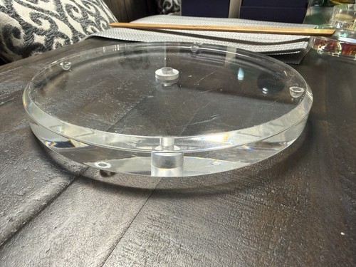 Clear acrylic lamp base - acrylic,