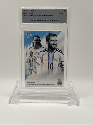 2026 topps now - lionel, messi